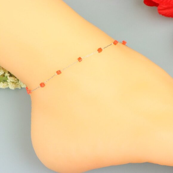 "Handmade Anklet – A Stylish Choice for Women, Thoughtful Gift Idea, EVCH1427 - Picture 8 of 10